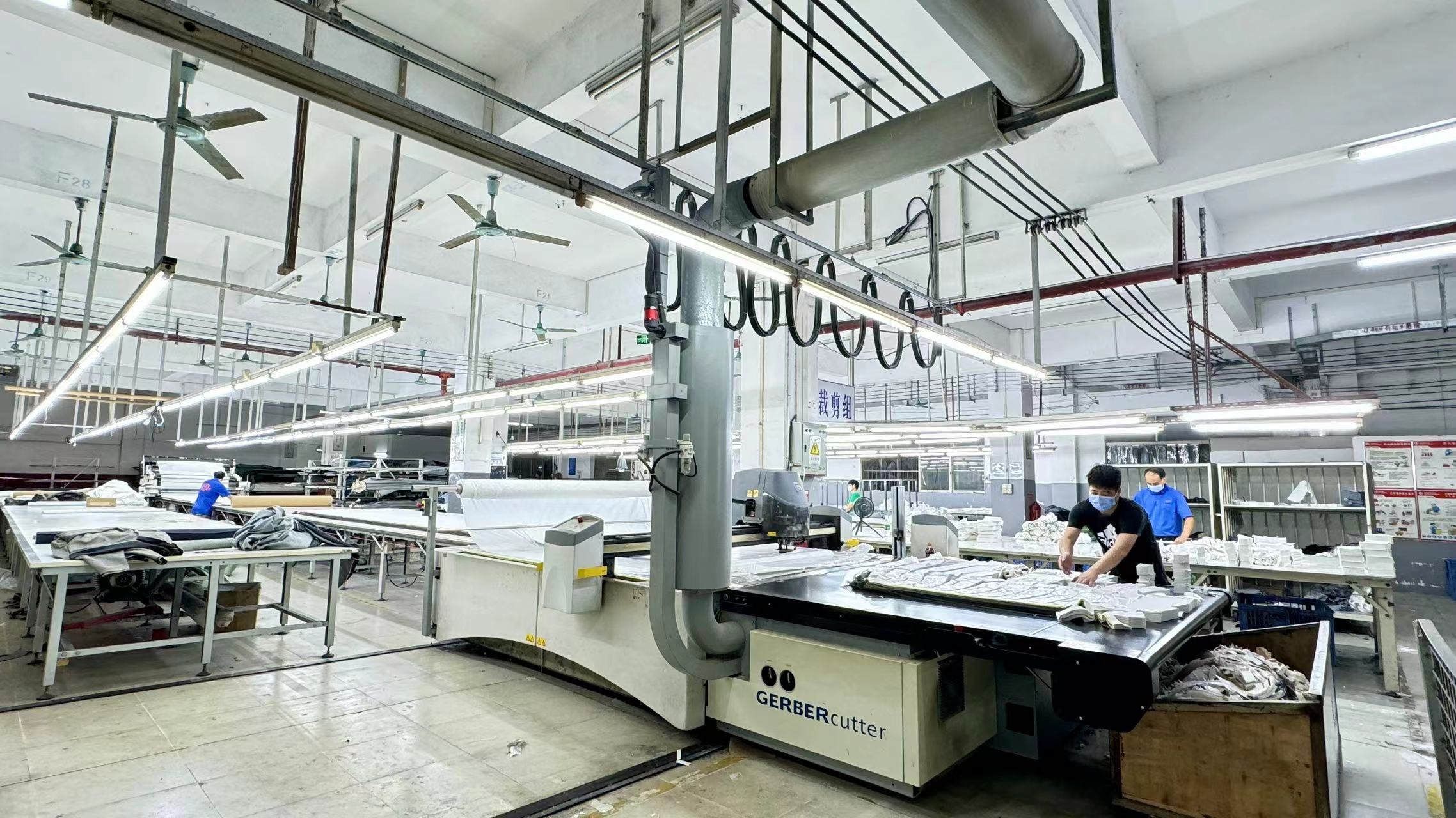 Guangdong Shunde Leka Clothing Design Co., Ltd 工場生産ライン