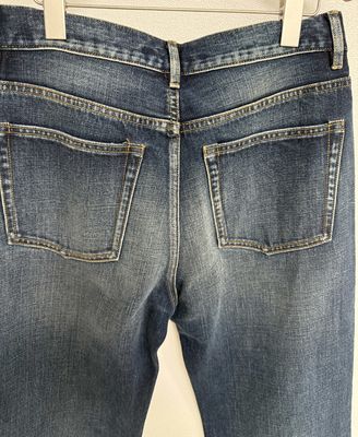 中高腰カット デニム 底部 全般的に称賛されるフィット